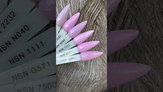 Jasno różowe Pudry Tytanowe Manicure Tytanowy NSN New Style of Nails paznokcie nails nailstyle [upl. by Acinnod358]