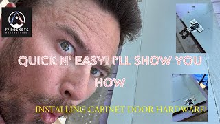 Installing Cabinet Door Hardware Fast and Easy Let me show you how [upl. by Rockwell]