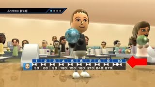 Wii Sports Bowling  Perfect Game  300 Score [upl. by Minny]