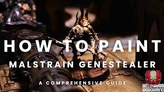 Painting Necromunda Hive Secundus  Malstrain Genestealer Painting Guide [upl. by Asilrahc]