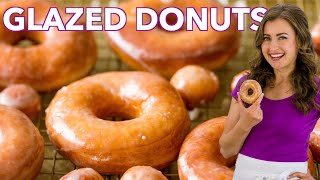 How To Make Glazed Donuts  Soft and Fluffy Donut Recipe [upl. by Henn]