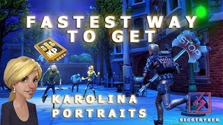 Fortnite Save The World  Fastest way to get Karolina Portraits [upl. by Wivinia]