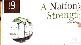 Class 8 English new images Poem A Nations Strength [upl. by Ecilayram]