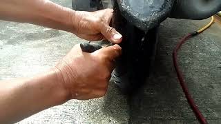 how to vulcanized tubeless tire motorcycle [upl. by Alvis]