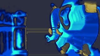 Blue flame Blaze Effect  Hickory Dock Effects  Elephant 😱 [upl. by Ainsworth219]