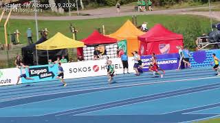 StafettFM Alberga 792024 H19 4x100m heat 1 [upl. by Odlanra]