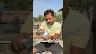 2 aluminium foil use ￼Karke ￼￼Big mirror polished ball Bengali mini blog shorts😳 [upl. by Aicilyt]