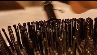 Fast And Aggressive Asmr  ASMR Up close Mic on Hair Comb Chaotic ASMR Hair Brush AsmrScratching [upl. by Aetnahs188]