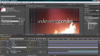 Undervisningsportalen  Hvordan lage en enkel animasjon i After Effects [upl. by Kilbride182]