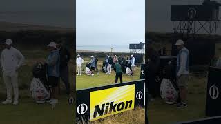 The awesome swing of Callaway’s Nicolai Hojgaard at Royal Troon for this years Open golfswing [upl. by Notfilc123]