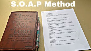 SOAP Method Bible Study  Ephesians 429 [upl. by Syxela]