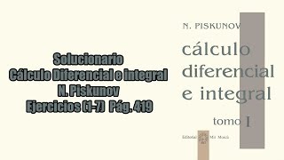 Solucionario N Piskunov Tomo I Pág 419 Ejercicios 17 Integrales directas [upl. by Anina674]