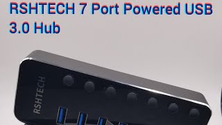 Rosonway amp RSHTECH 7 Port Powered USB 30 Hub [upl. by Casi172]