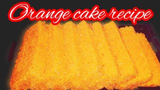 Orange Cake Recipe Without oven orange cake recipe [upl. by Amimej929]