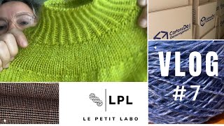 Vlog d’automne 7  Mes aventures tricot teinture calendriers et un petit début de « couture »… [upl. by Lener]