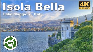 Lago Maggiore Italy Isola Bella Walking Tour  Stresa Italy  4K UHD [upl. by Sasnett]