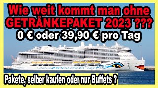 AIDA ohne Getränkepakete amp Zusatzkosten möglich 2023 🛳 🔴 [upl. by Houston122]