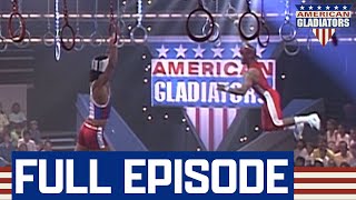 Gladiator Nitro Gets Disqualified In Hang Tough  American Gladiators  Full Episode  S02E22 [upl. by Annoyt94]