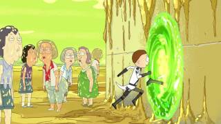 Rick and Morty portal gun chase [upl. by Searby708]