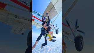 Sky Diving High Jump From Helicopter Dangerous 😱🥵😱 shorts [upl. by Akimak327]