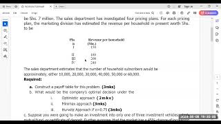 Decision Analysis EVPI Maximax Maximin Minimax Hurwicz amp Decision Trees Explained [upl. by Molloy]