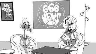 An Interview Derailed Hazbin Hotel MemeAnimatic [upl. by Yelsnit]