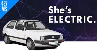 VWs first foray into the Electric Hatchback The Mk2 Golf CityStromer [upl. by Clementas]