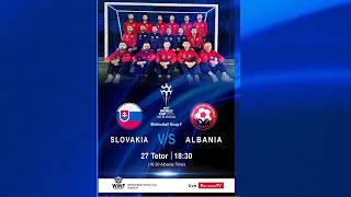 🔴 SLOVAKIA 20 ALBANIA WORLD CUP 2023 [upl. by Mhoj848]