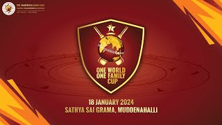 One World One Family Cup 2024  Live  Sai Krishnan Cricket Stadium Muddenahalli  18 Jan Morning [upl. by Kellina220]