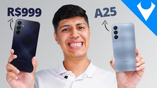 Galaxy A15 vs Galaxy A25  MUDA MUITO Qual a MELHOR comprar [upl. by Eelaras]