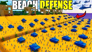 Can Army Men Hold BEACH DEFENSE vs FullScale TOY INVASION  Attack on Toys [upl. by Ardnoid]