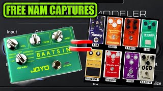 FREE NAM Captures Joyo BaatsinOverdriveDistortionRaw Tones [upl. by Annairam]