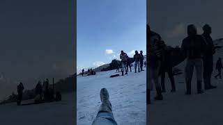 mountains snowfall snow ytshorts trending snowactivities travel trendingshorts greenscreen [upl. by Annmaria]