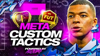 THE BEST META FORMATIONS amp CUSTOM TACTICS 🔥  FIFA 22 Ultimate Team [upl. by Oluas]