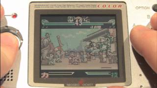 Classic Game Room  THE LAST BLADE Neo Geo Pocket Color review [upl. by Anaerol700]