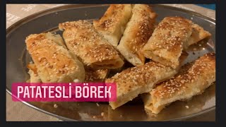 PATATESLI BÖREK PRATIK KOLAY NASIL YAPILIRHAZIR YUFKADAN BÖREK TARIFI [upl. by Thorin240]