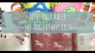 Como hacer toallas femeninas reusablesTelas y patron [upl. by Notfa]