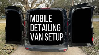 MOBILE DETAILING VAN SETUP Part 1 [upl. by Nnyw784]