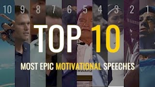 Top 10  Most Epic Motivational Speeches [upl. by Netsrijk]