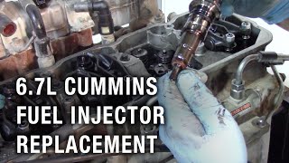 67L Cummins Fuel Injector Replacement [upl. by Etteve]