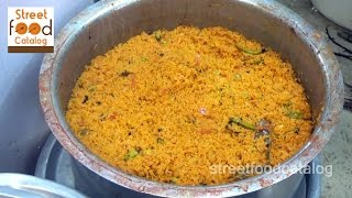 How to Make Restaurant Style Tomato Rice Recipe Street Food Around The World  Street Food Catalog [upl. by Notyarb]