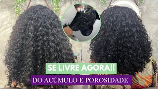 PROTOCOLO DETOX ACIDIFICANTE PARA CABELOS ACUMULADOS E POROSOS  Tamires Maia [upl. by Gardel]