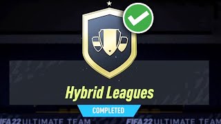 FIFA 22 HYBRID LEAGUES SBC CHEAPEST METHOD FIFA 22 ULTIMATE TEAM [upl. by Ottillia845]