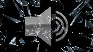 Glass Breaking Sound Effect HQ  Free to use [upl. by Yruam298]