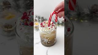 Christmas Iced Coffee christmas xmas shorts coffee asmr homemade easyrecipe mocha latte [upl. by Burck]