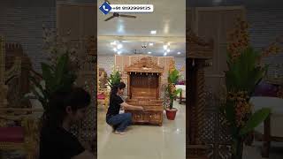 Ultimate Modern Temple Design 🙏 Wooden Temple 🚩🚩 templedesign reels aarsun [upl. by Rhtaeh223]