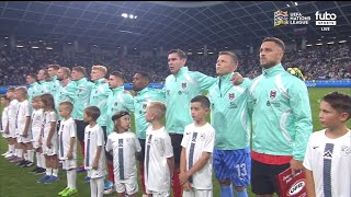 Slovenia vs Austria National Anthem  UEFA Nations League 202425 [upl. by Cerveny]