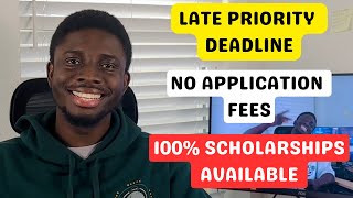 100 Universities  No Application Fees  February amp March Priority Deadline  USA 🇺🇸 [upl. by Meir568]