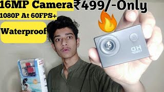 Best Action Camera Under 499₹ Rs  Full HD 1080P⚡  Techy Guy [upl. by Egroeg]