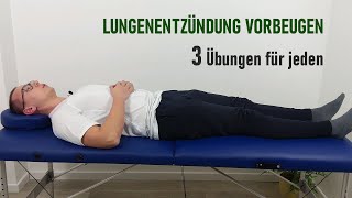 LUNGENENTZÜNDUNG durch ATEMÜBUNGEN vorbeugen ✅ 3 wichtige Übungen für Anfänger [upl. by Bayly]